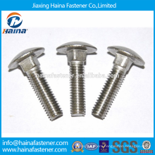 China Supplier ASME/ANSI B 18.5-1978 Stainless Steel Round head square neck bolts